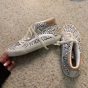 Madewell ‘Upper Real fur dyed Calf hair & leather’ shoes